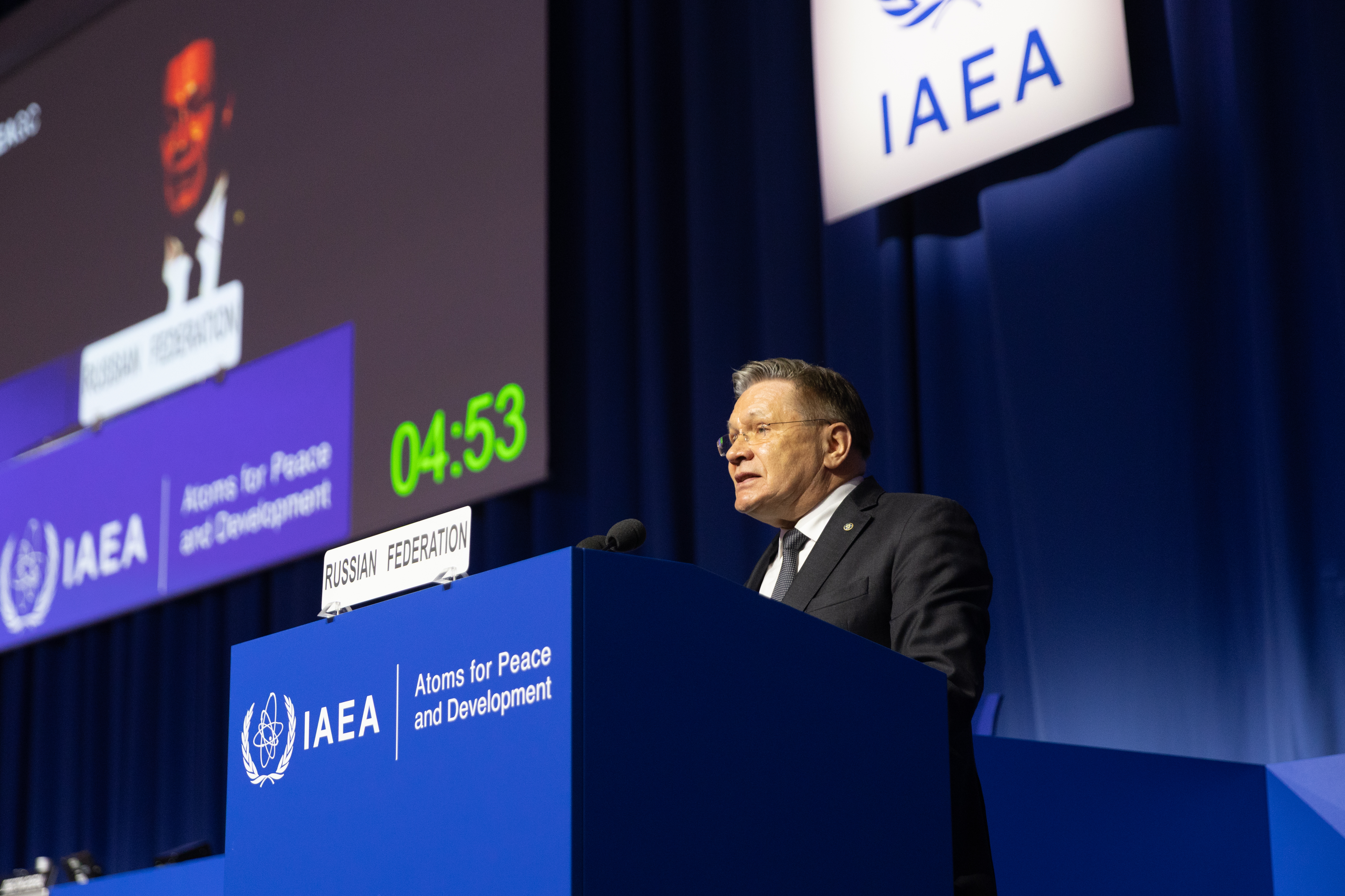 Alexey Likhachev addresses plenary session of IAEA’s 70th General Conference