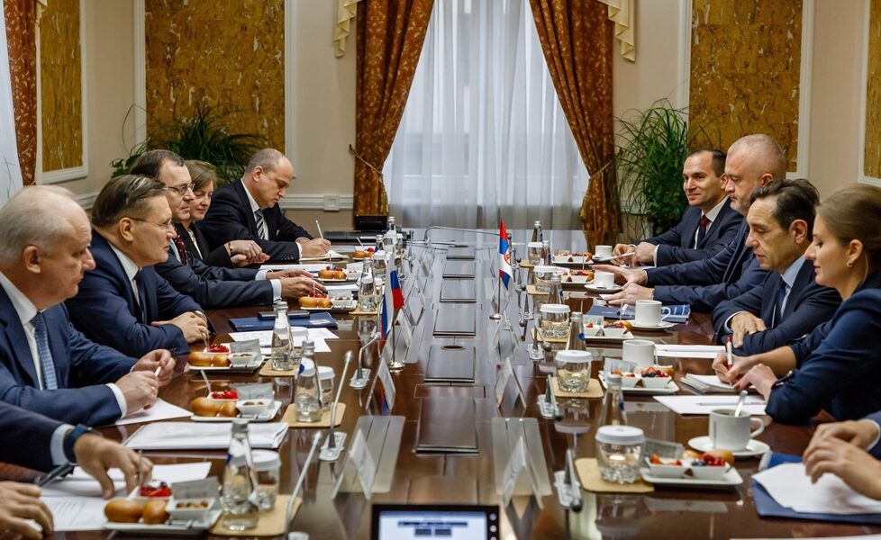 Alexey Likhachev, Director General of Rosatom, held a working meeting with Aleksandar Vulin, Deputy Prime Minister of Serbia
