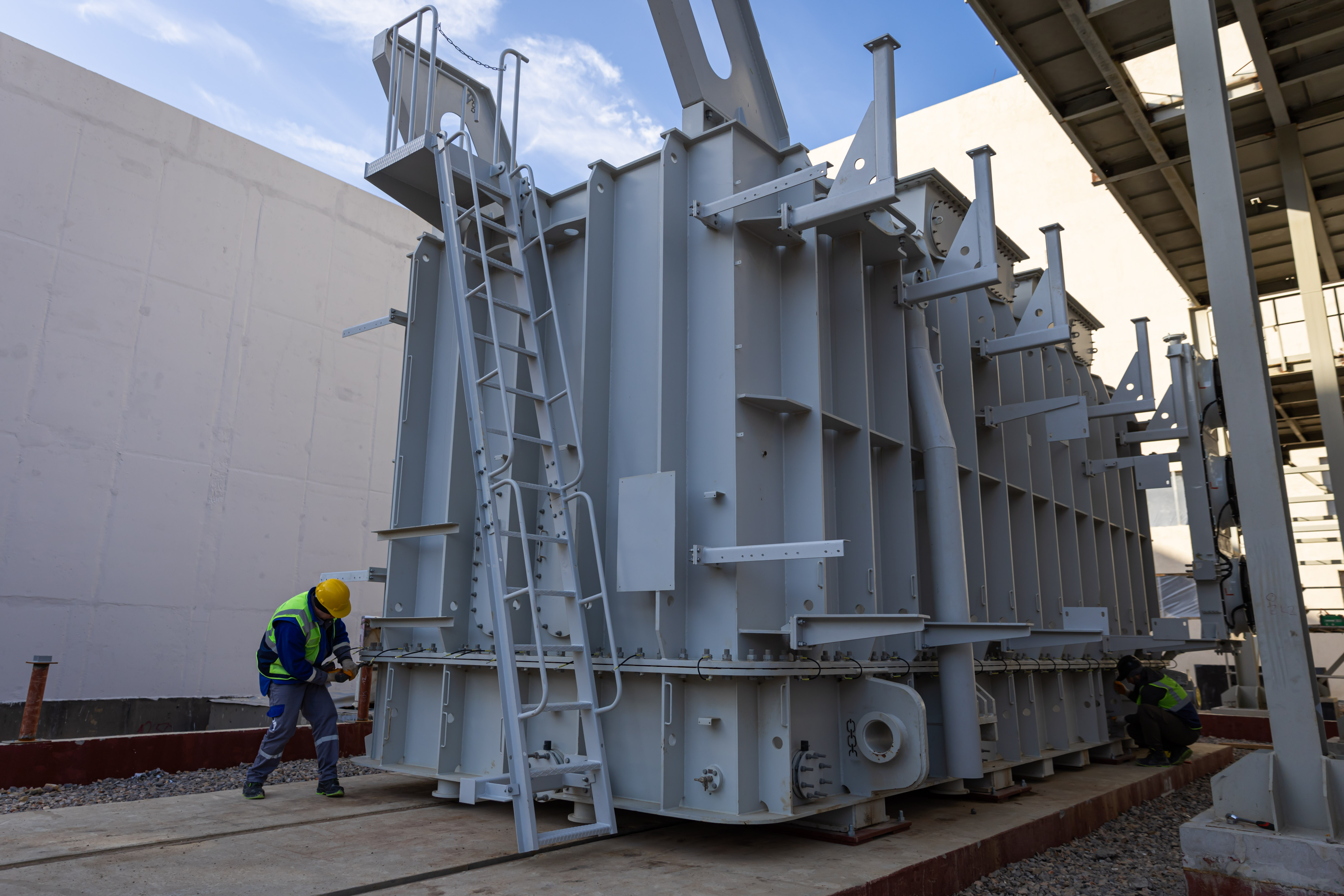 Generator transformers installed at Akkuyu NPP Unit 1 