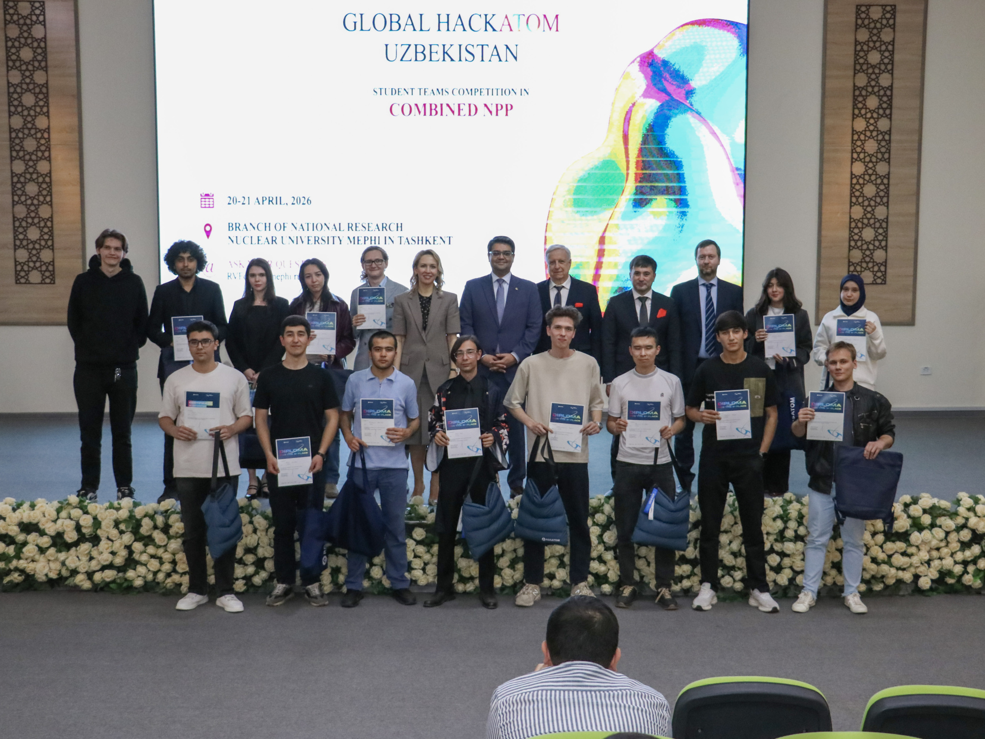 В Узбекистане при поддержке «Росатома» прошел национальный этап международного студенческого чемпионата «Глобал Хакатом»   