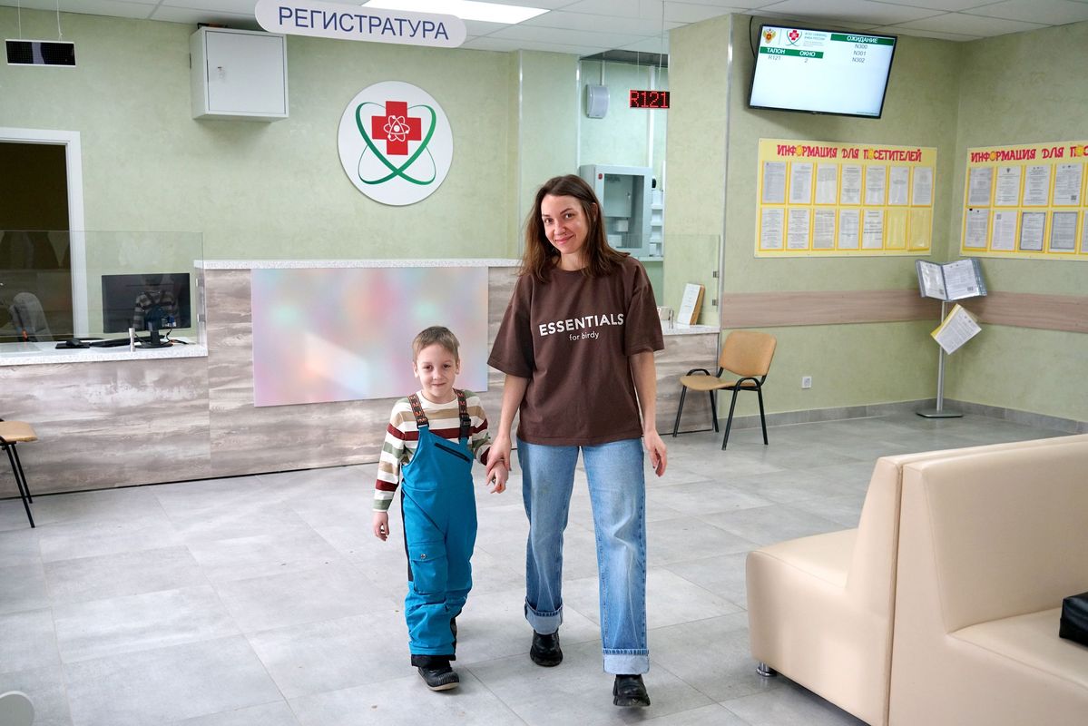 При поддержке Топливного дивизиона «Росатома» в Северске отремонтировали детскую поликлинику