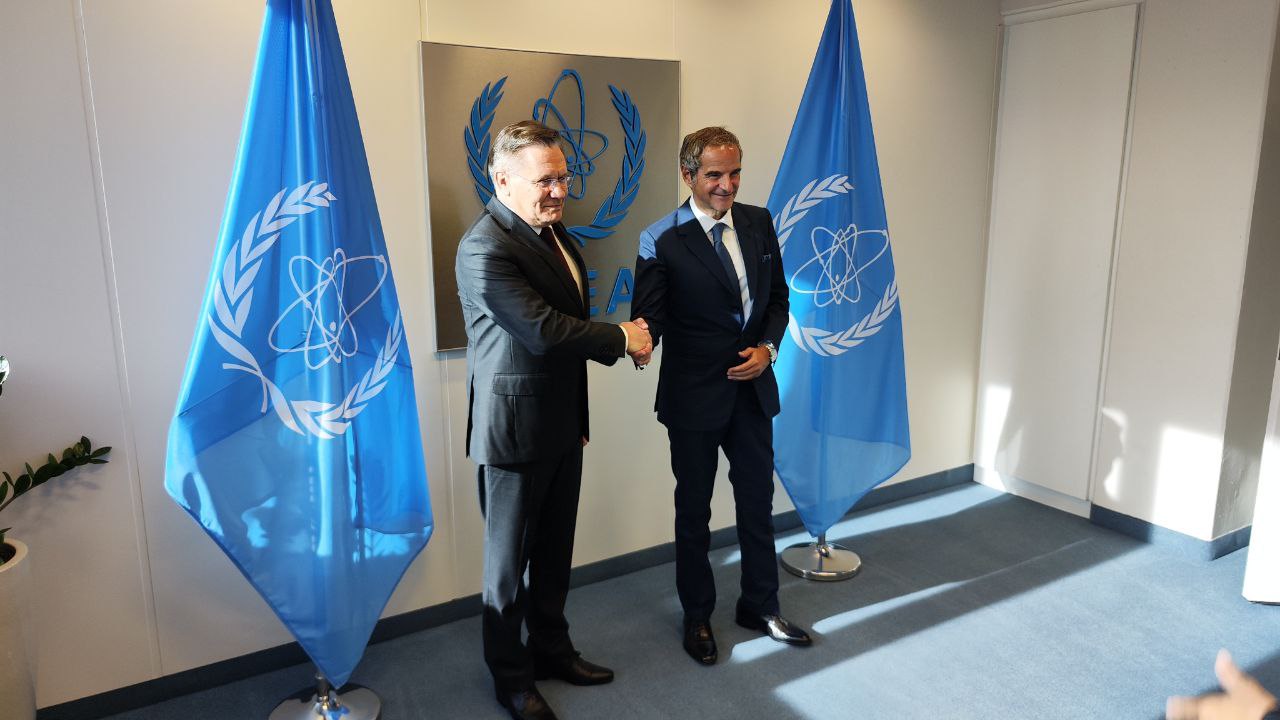 Rosatom Director General Alexey Likhachev meets with IAEA Director General Rafael Grossi