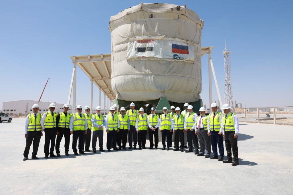 Head of Rosatom Alexey Likhachev visited the construction site of El Dabaa NPP in Egypt