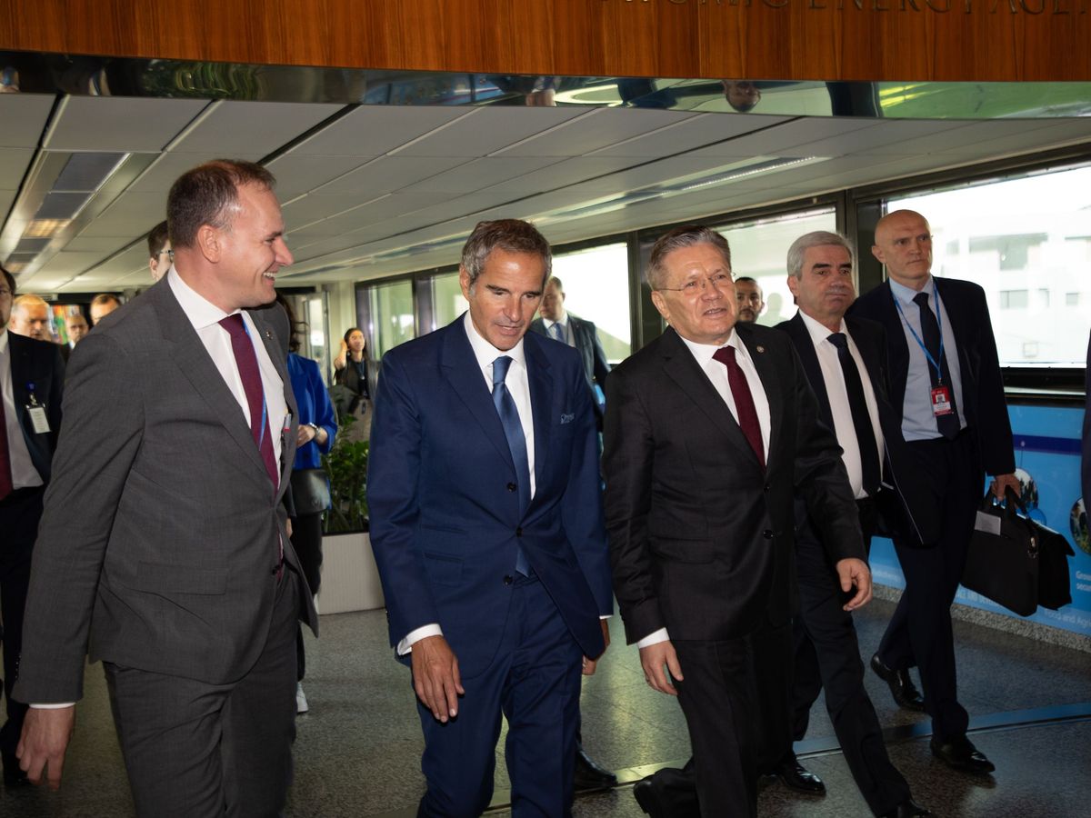 Photo: Rosatom State Corporation Director General Alexey Likhachev met with IAEA Director General Rafael Grossi
