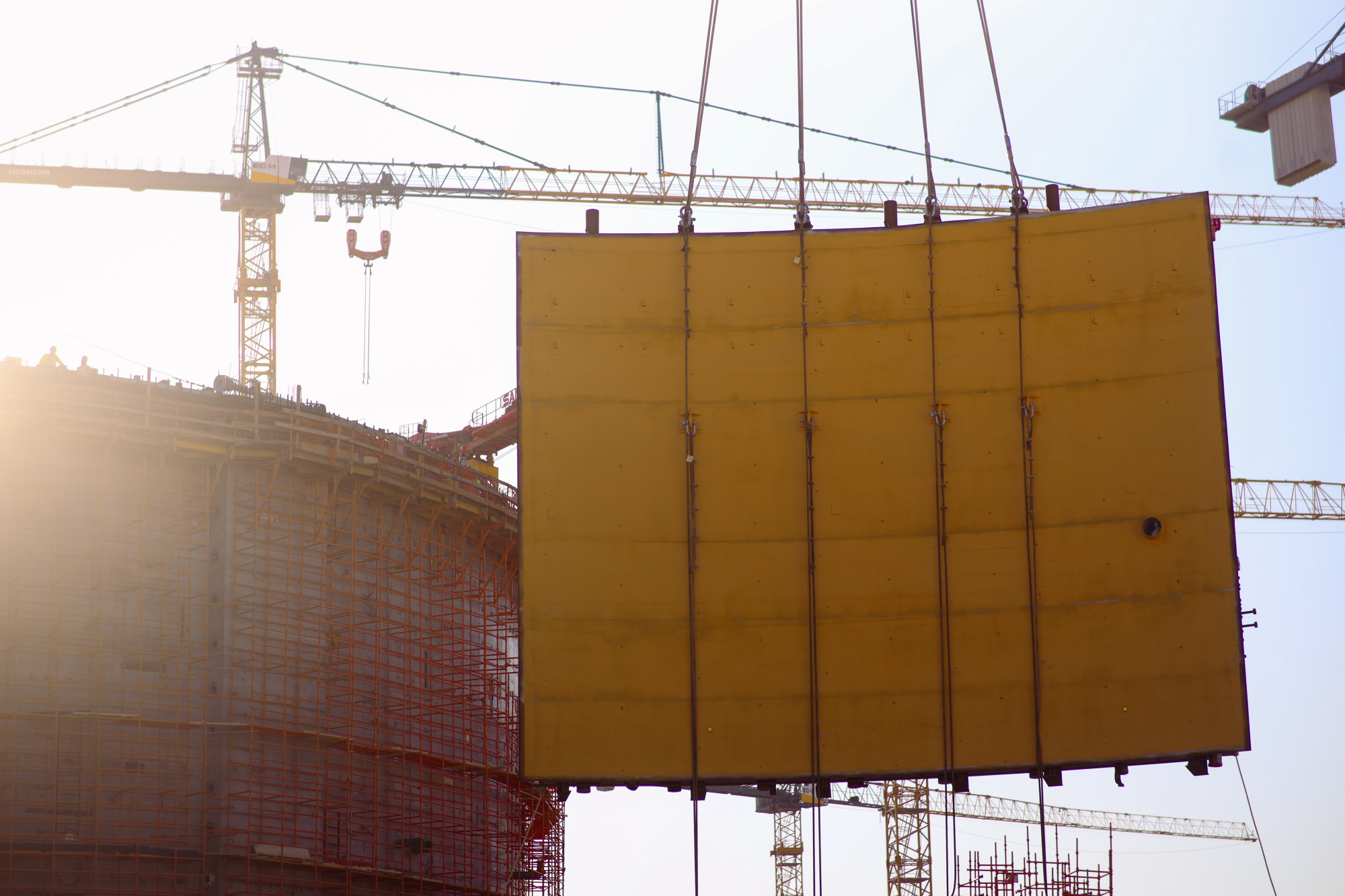 Installation of the third tier of the inner containment was started at El-Dabaa NPP Unit 2 in Egypt