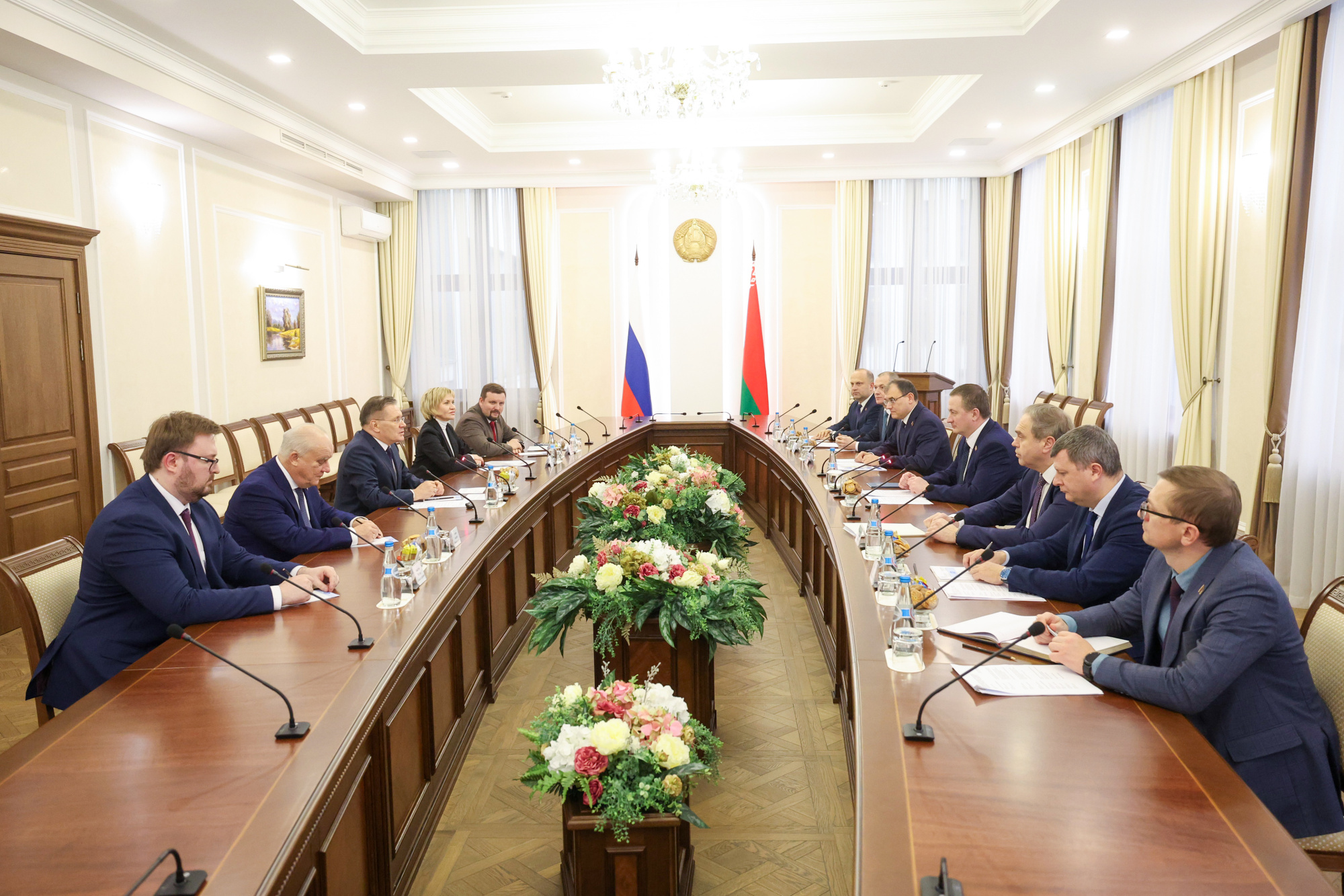 Глава «Росатома» Алексей Лихачёв провёл переговоры с премьер-министром Республики Беларусь
