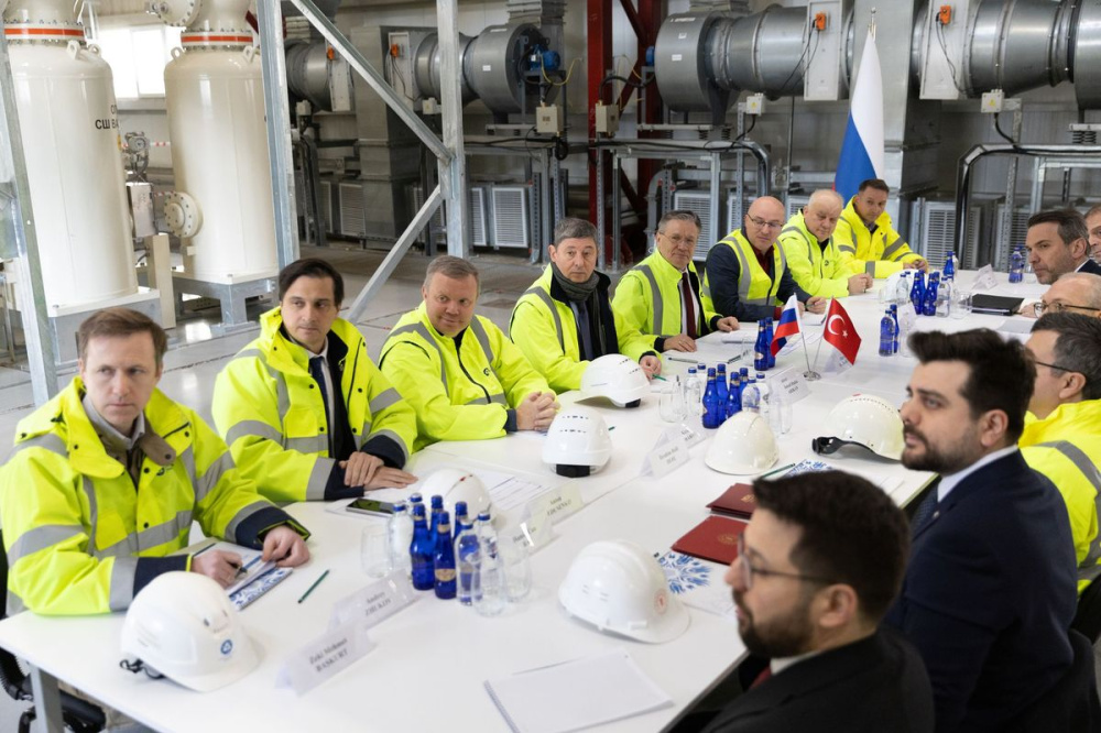 Photo and video: The head of Rosatom and the Turkish Energy Minister held a working meeting at the Akkuyu NPP site