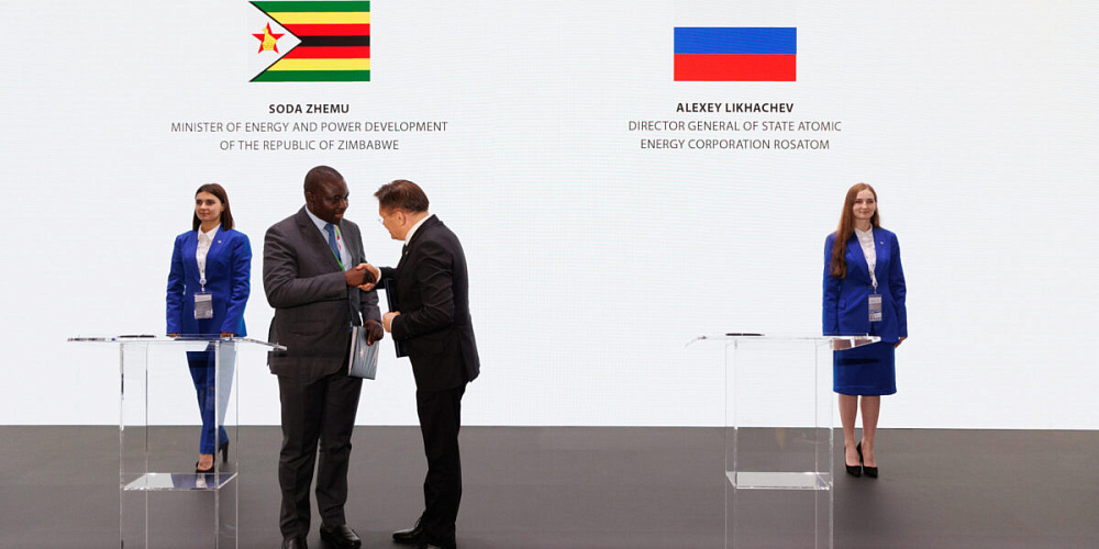 Russia and Zimbabwe signed an intergovernmental agreement on cooperation in the field of peaceful use of atomic energy