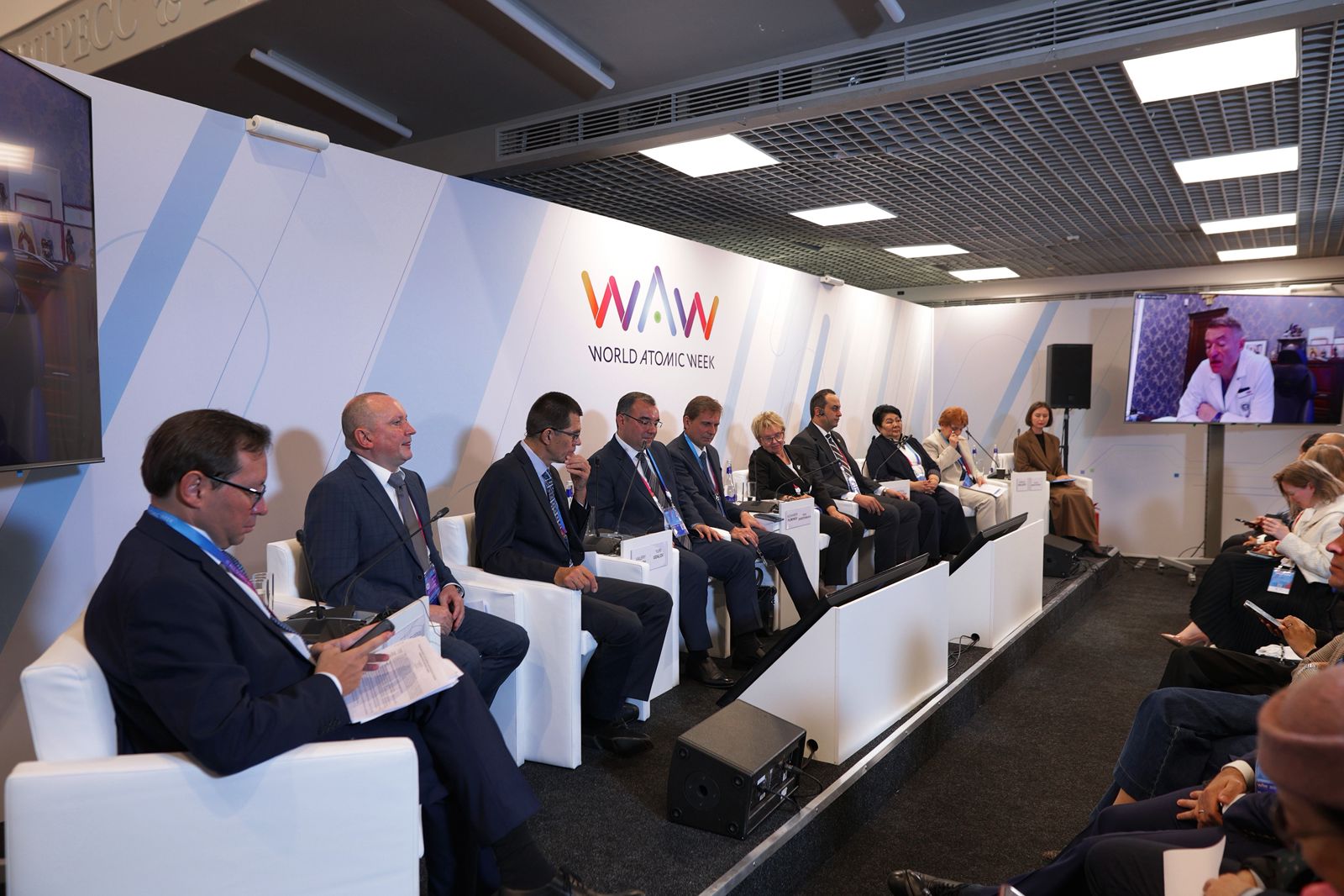 International Cooperation for Expanding Radiopharmaceutical Use and Creating Nuclear Medicine Centers Discussed at World Atomic Week