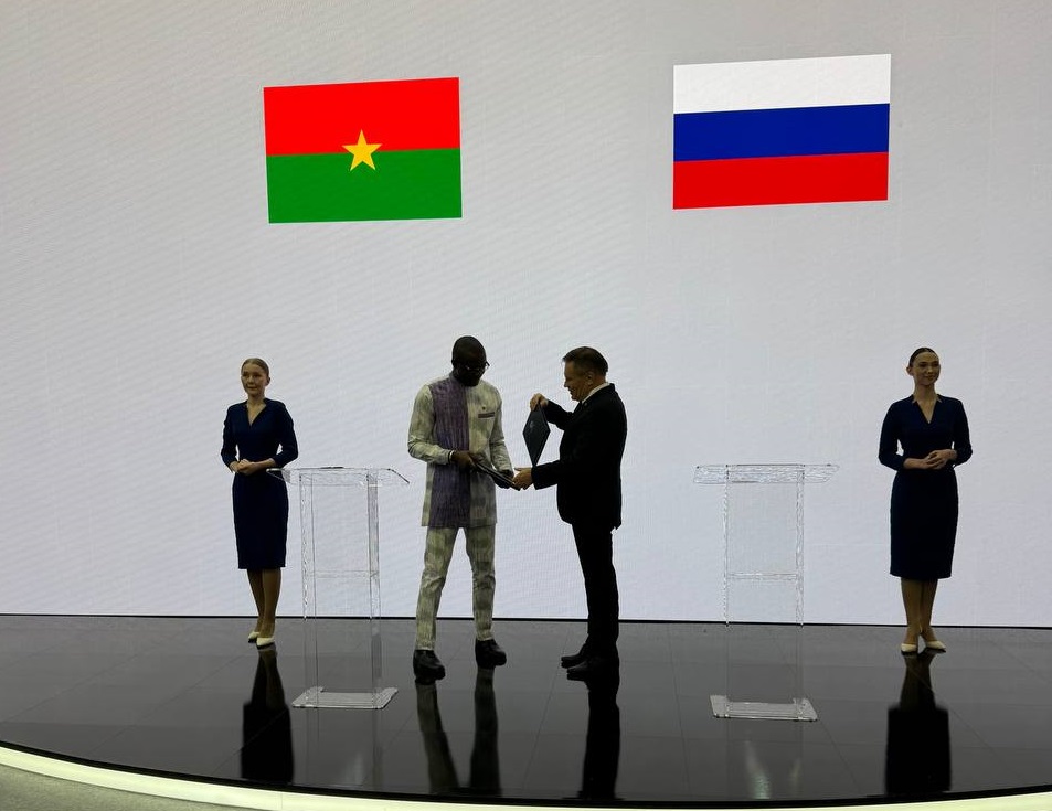 Russia and Burkina Faso Sign Agreement on Cooperation in the Peaceful Use of Nuclear Energy