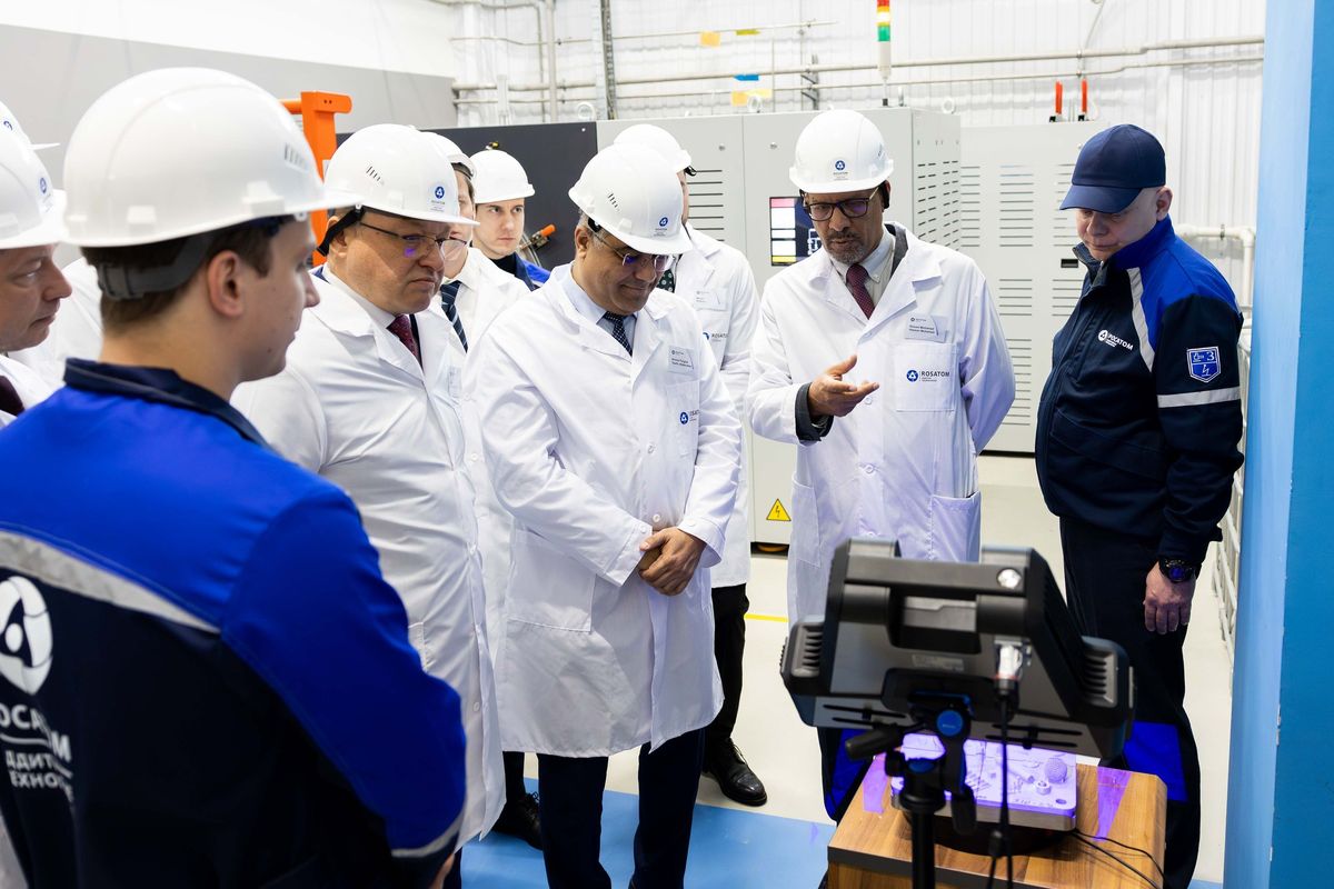 Председатель Управления по надзору за сооружением АЭС в Арабской Республике Египет посетил Центр аддитивных технологий «Росатома» в Москве