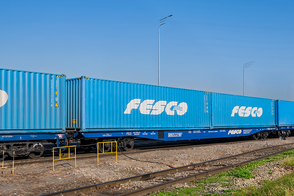 FESCO отправила первый контейнерный поезд с экспортными грузами из Краснодарского края в Китай через Владивосток
