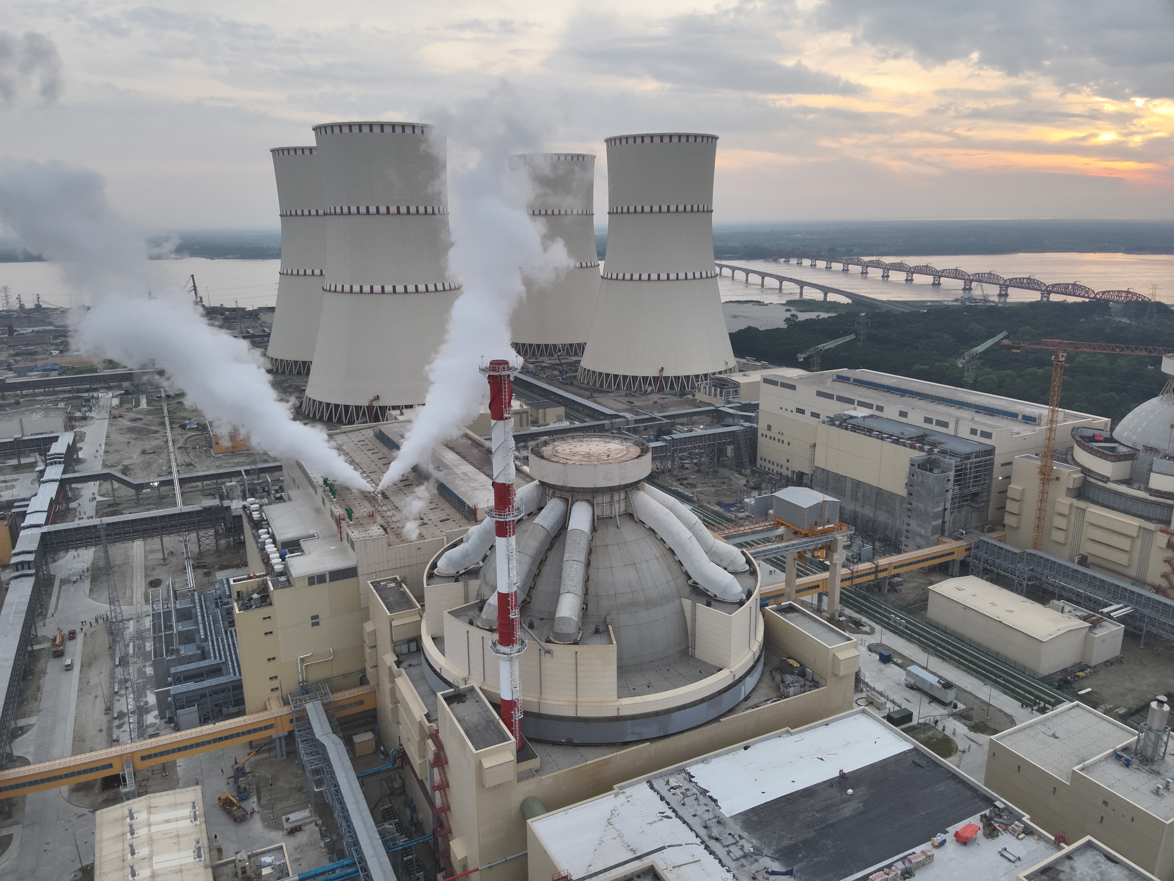 Fresh steam pipelines have been blown down in the turbine compartment at Unit 1 of the Rooppur NPP in Bangladesh