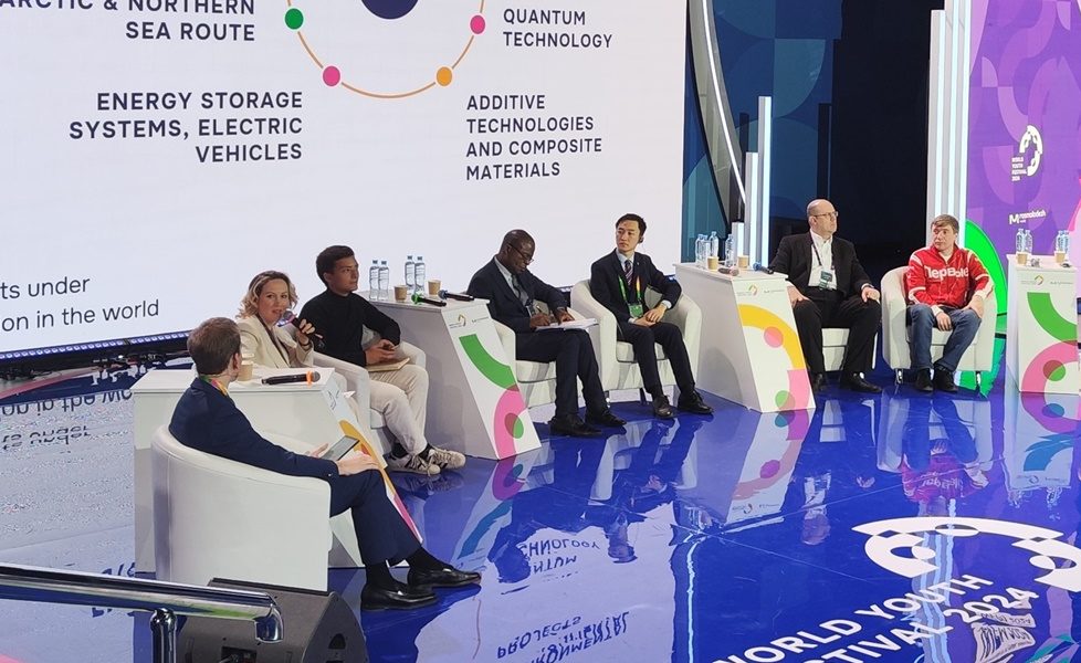 Rosatom Deputy Director General for Human Resources Tatyana Terentyeva took part in a panel discussion at the World Youth Festival