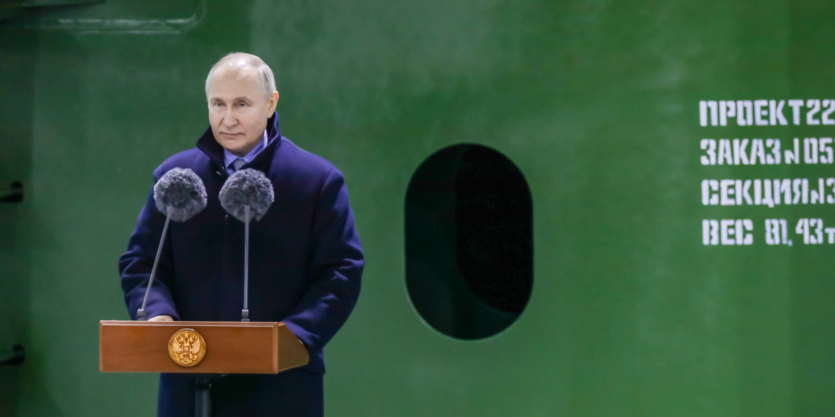 Президент России принял участие в закладке универсального атомного ледокола «Ленинград»
