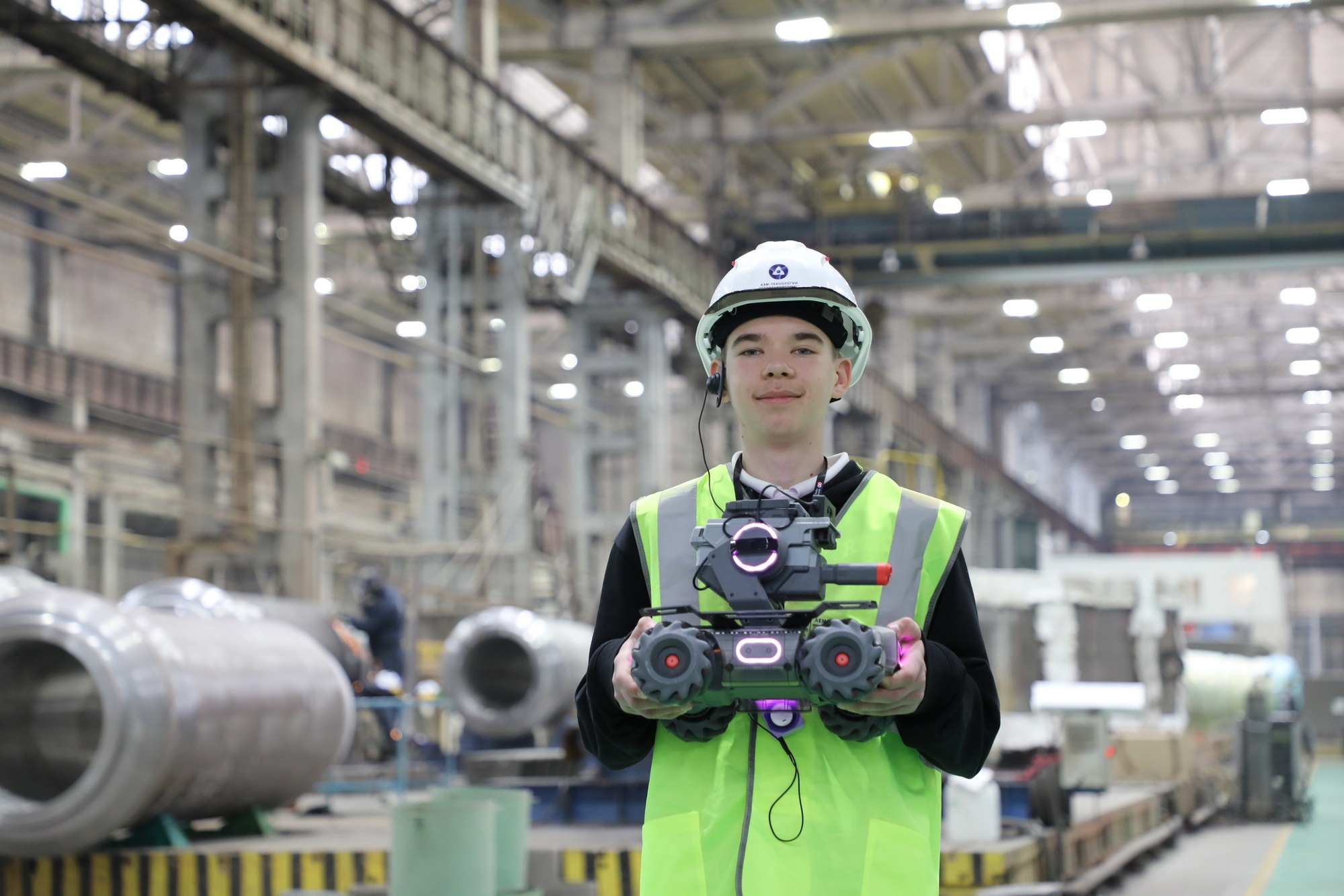 Завод «Росатома» открыл первую в Карелии лабораторию роботизации