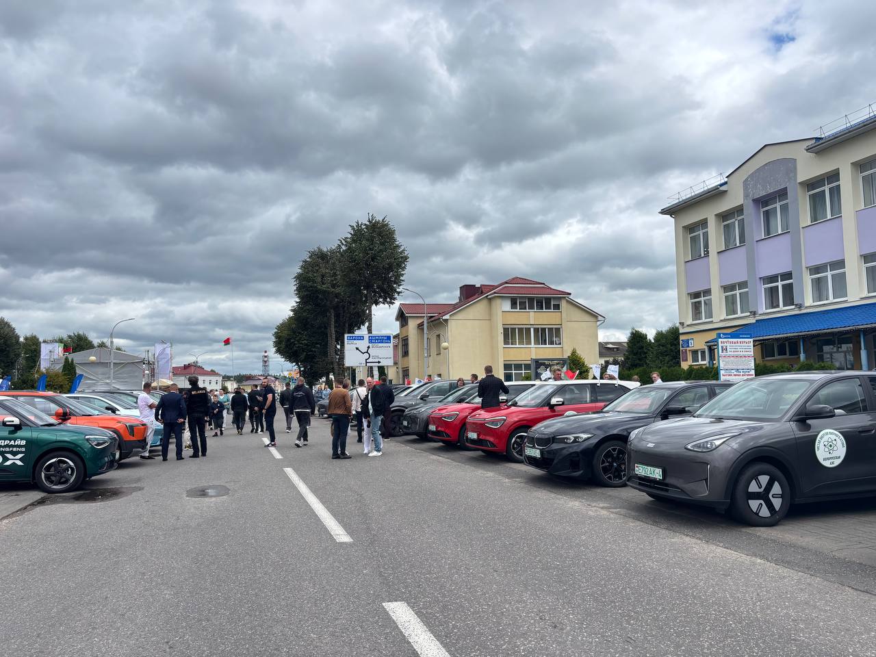 Автопробег электромобилей из Минска в Островец прошел при поддержке «Росатома»
