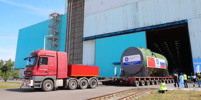 Videos: AEM-Technology Atommash shipped nuclear equipment for Xudapu NPP Unit 3 (China)