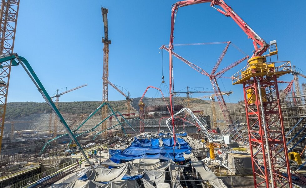 Concreting of turbine set foundation completed at Akkuyu NPP Unit 3 (Türkiye) 