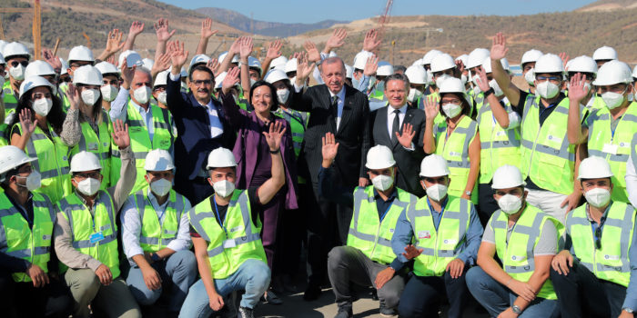 Photos: Akkuyu NPP (Turkey), visit of president Erdogan