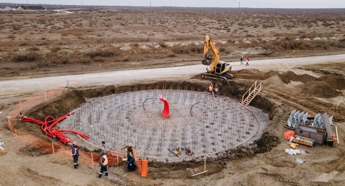 Foundation of Rosatom Wind Turbine