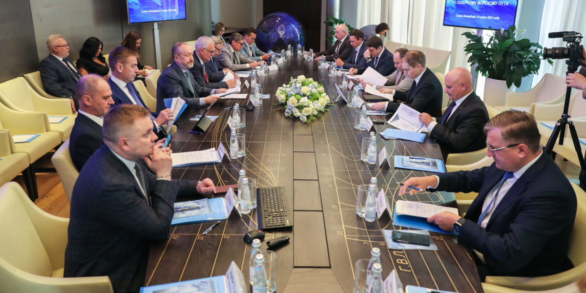 ПМЭФ 2023: Совет участников судоходства по Северному морскому пути провел заседание в Санкт-Петербурге