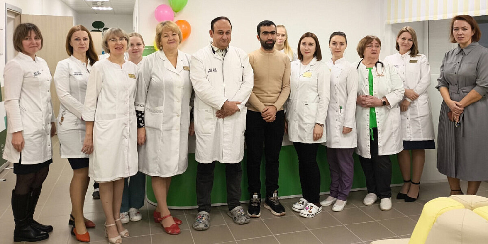 В г. Полярные Зори при поддержке Кольской АЭС открылась обновлённая регистратура детской поликлиники МСЧ №118