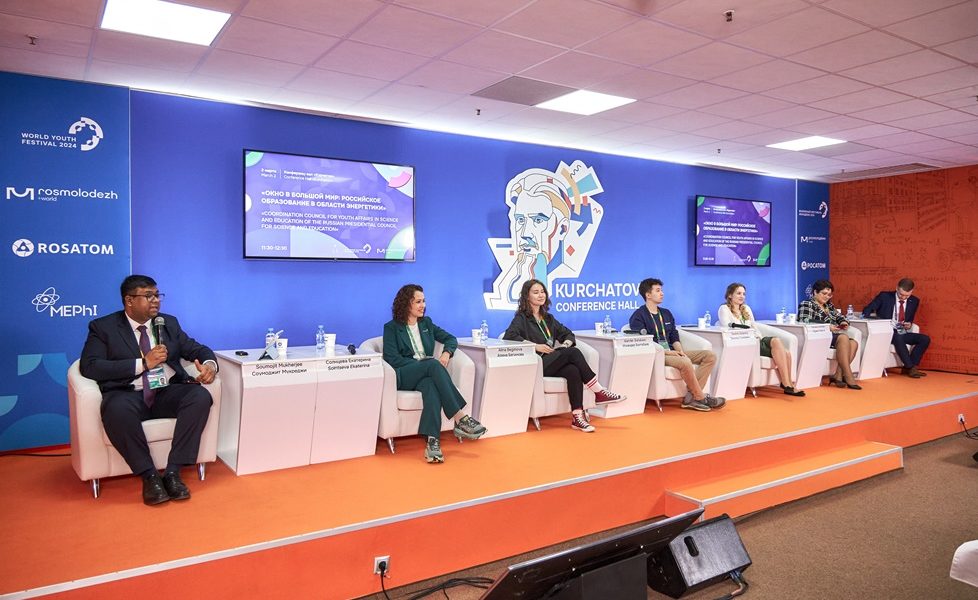 International students discussed the benefits of Russian nuclear education at a round table organized with the support of Rosatom