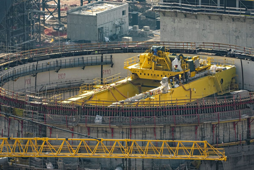 Photo: A polar crane has been installed at Unit 2 of the Akkuyu Nuclear Power Plant (Türkiye)